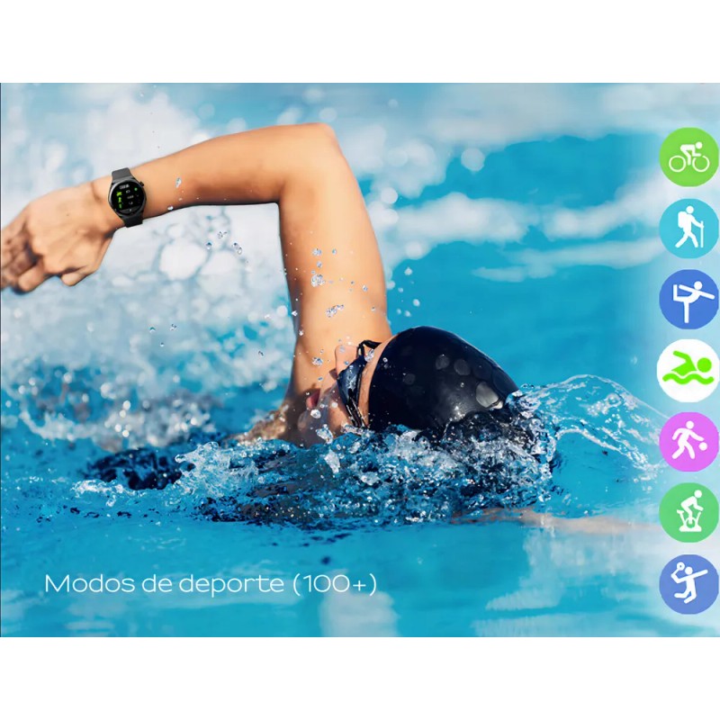 Reloj Inteligente Aiwa Gris | Aiwatch Active Awsam05g