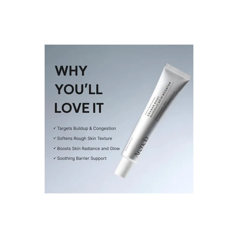 Arencia Eraser Shot Serum Glycolic Acid Booster With Aha Bha