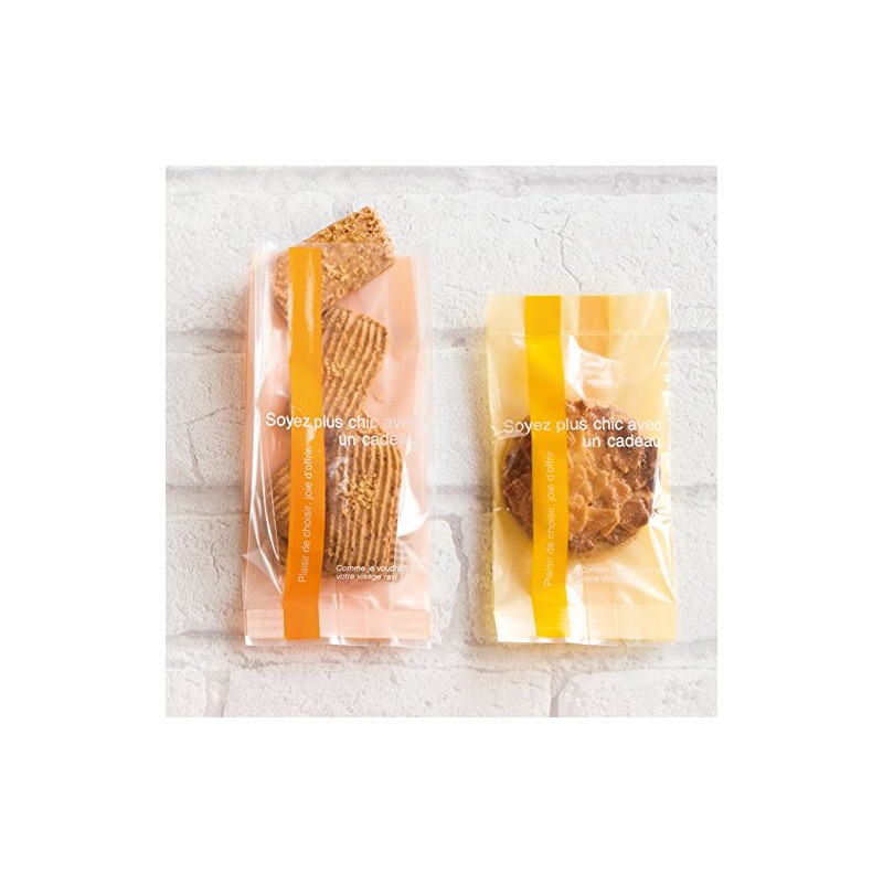 BY-OB4 Food-Ready Bags, Line-Clear-4, Bright Yellow (100 Sheets)