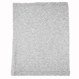Edge City Neck Warmer, Organic Cotton, Women's, Men's, Scarf, UV Protection, Made in Japan (92/D Gray Heathered Color, Light Gray)