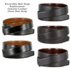 160506 Reversible Belt Strap Replacement Genuine Leather Dress Belt Strap,