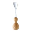 Takakuwa Metal Wood Morning Jam Spoon, Natural Size: Approx. W16