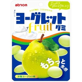 Atrion Confectionery Yogurt Gummy, Fluy, Pear Yogurt Flavor, 1.6 oz (47 g) x 10 Packs