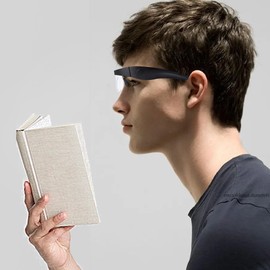 DXIA Lupenbrille, Lupenbrille Kopflupe mit 2 LED Licht, Kopfbandlupe mit 4 Wechselobjektive,1.5X/2.5X/3.5X/5.0X,4 Linsen, für Lesen, Reparatur, Uhrenmachen, Nähen, Handwerk, Schwarz