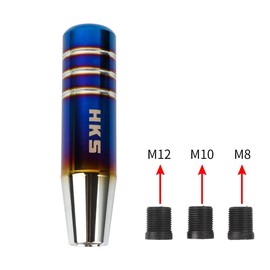 HKS Aluminum Burnt Blue Universal Gear Shift Knob Shifter Lever Head -13CM