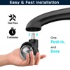 Office Chair Replacement Wheel - Quiet & Smooth Gliding -