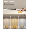 SHANGCAI Cordless Table Lamps Rechargeable, 6000mAh Battery Operated LED Desk