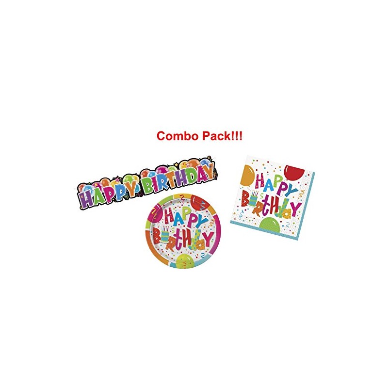 Happy Birthday Giant Jointed Banner - 4.5 ft - Premium