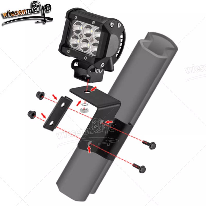 WSAYS Fit Can-Am Defender HD 5/8/10 Pro-Fit Cage Light Pods