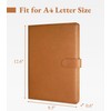 Mymazn A4 Clipboard Folder Conference Folder, Faux Leather Clipboard with