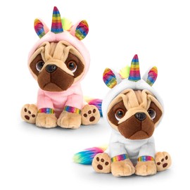 Keel Toys Pugsley Rainbow Unicorn (Size 20 Cm) - Assorted Best Gifts for Childrens