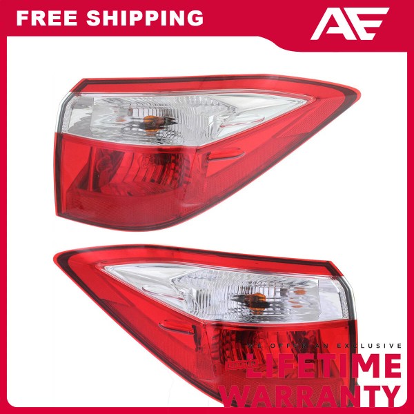 Autoelements Tail Light Kit Halogen For 2014-2016 Toyota Corolla
