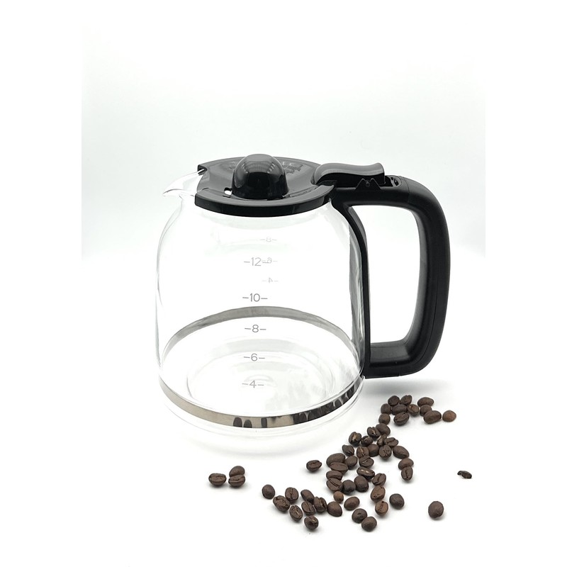 Generic 12-Cup Replacement Glass Carafe Pot Compatible with Hamilton Beach