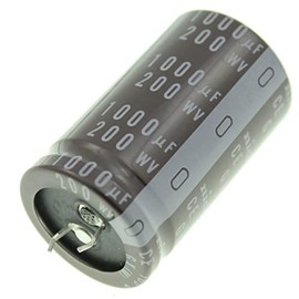 2x Snap-in Elko Capacitor 1000µF 200V 105°C LGX2D102MHSB 1000uF