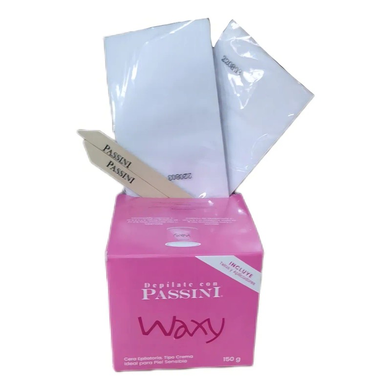 Passini Waxy ® Cera Depiladora + Regalo Telas Piel Sensible