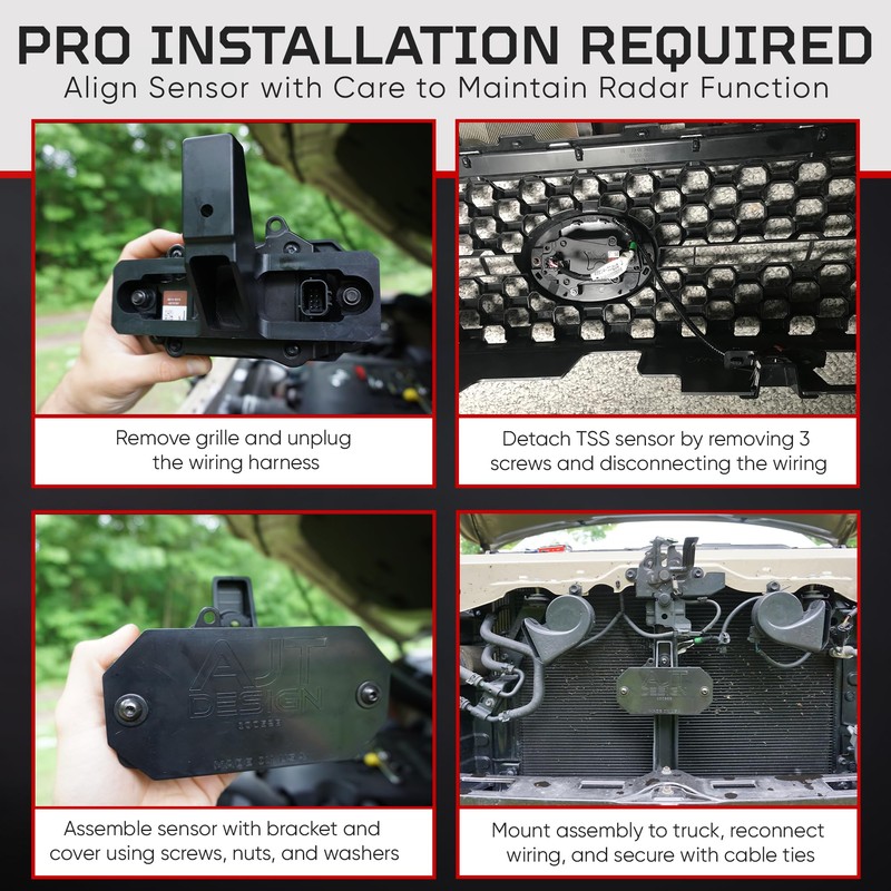 AJT DESIGN 10052B TSS Relocation Bracket – Fits 2018–2021 Tundra