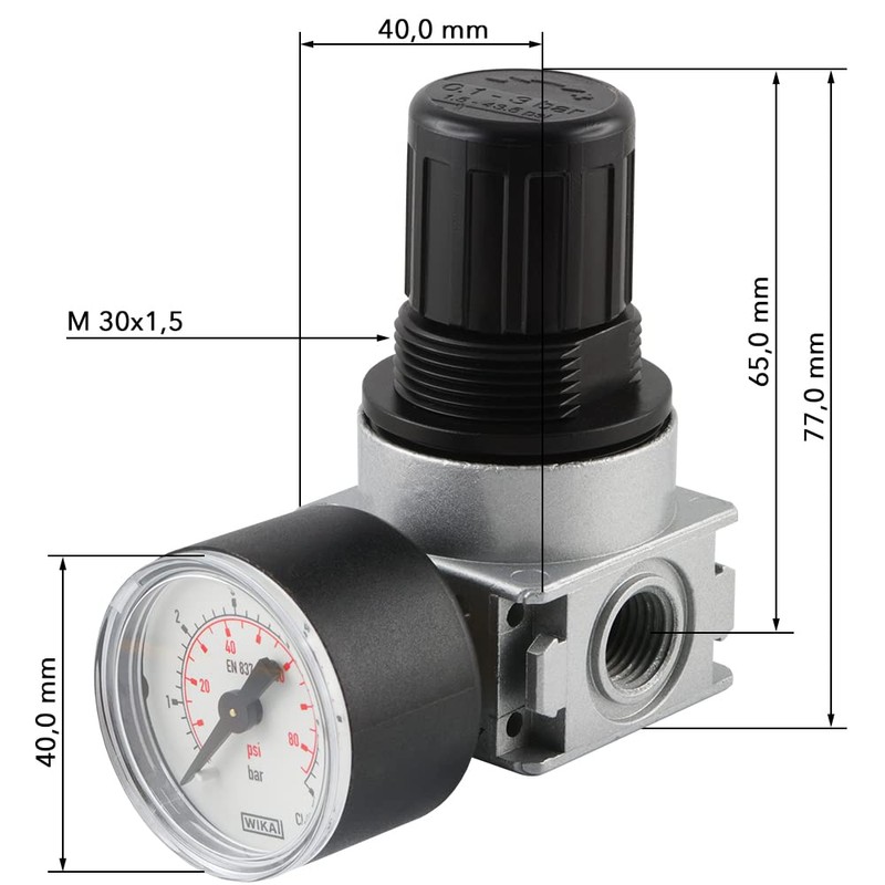 Fitting Parts Pressure Regulator Series 0 – Pre-Pressure Dependent –