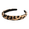 SXQLYH Headband Padded Leopard Print Fabric Headband - Headband Padded