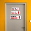 Standard Plus Pick Up Food Here Wall or Door Sign