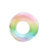 Float Ring, O Shape, Glitter, Rainbow Type, Multi-functional Float, Includes