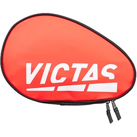 VICTAS 672102 Table Tennis Racket Case Color Block Racket Case Signal Red