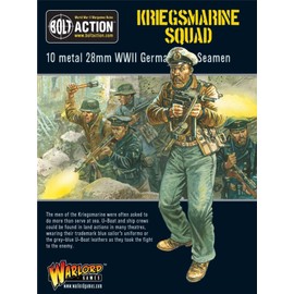 Warlord Games Kriegsmarine Squad - 28mm Scale Metal Miniatures for Bolt Action Highly Detailed World War 2 Miniatures for Table-top Wargaming