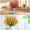 PATIKIL Artificial Flowers, 6pcs European Fake Flowers DIY Bouquet Fake