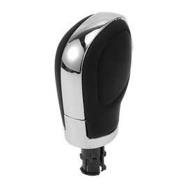 HOPESPANNER Automatic Gear Shifter Knob for VW Tiguan 2009-2024 Plastic Automotive Gearbox Stick Shifter Lever Knob Black Chrome Silver Tone