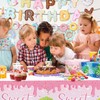 Donut Party Decorations Happy Birthday Banner Garland and Hanging Swirls