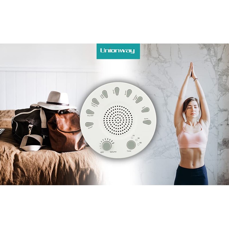 Unionway White Noise Machine, Comfortable Sleep Goods, 27 Types of
