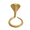 Brass Naag Nagin Snake Idol for Shivling Linga 3.25" Height