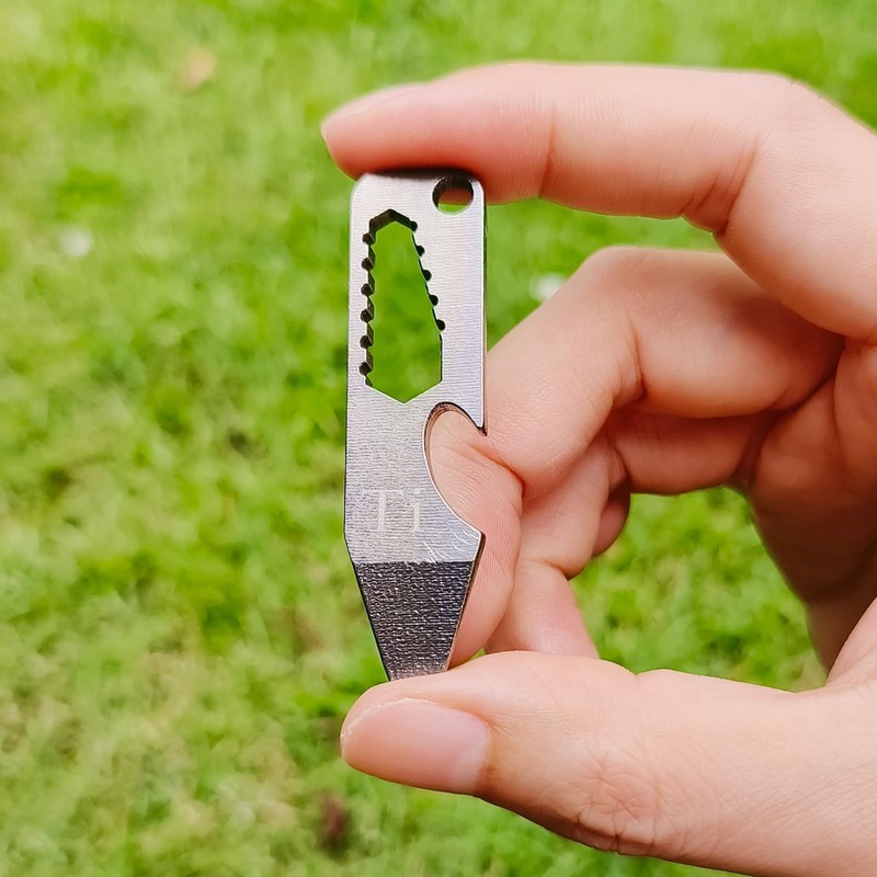 Titanium EDC Multi Tool with Bottle Opener, Pry Bar, and