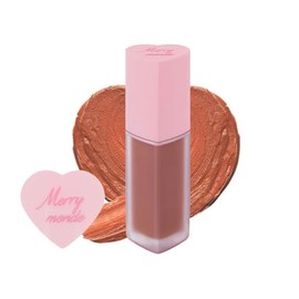 Merrymonde Cherry Heart Mega Tint: Tinte labial coreano de alta pigmentación y resistente a las manchas para un acabado duradero (06 Butter Cherry, 1 