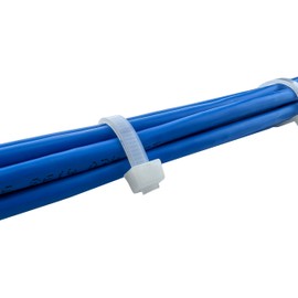 Triton Products 24" Nylon Zip Ties - 175 LB Tensile Strength, Heavy Duty Indoor Outdoor Cable Ties, 50 Pack (Natural)