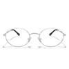RB. Pilot Oval Reading Glasses for Women Men Blue Light
