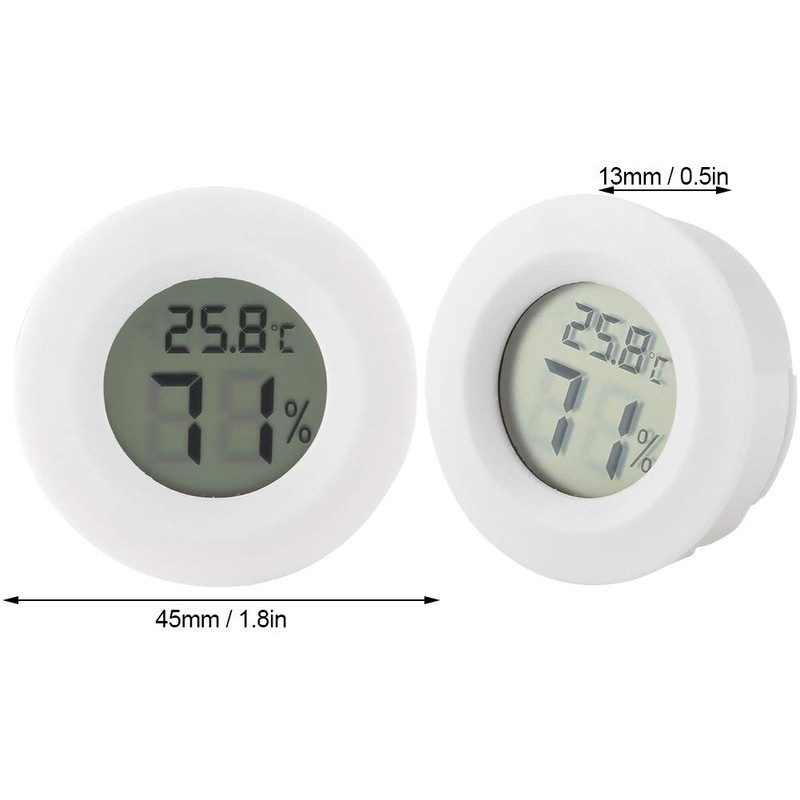 Reptile Thermometer and Hygrometer Digital Reptile Thermometer LCD Temperature Humidity