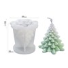 Molde de Vela de árbol de Navidad con Forma, Molde
