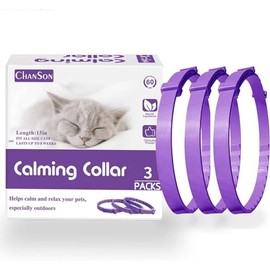 OCSOSO Cat Sentry Calm Collar-3Pack Cat Pheromones Collar Efficient Relieve Anxiety Stress from Loud Noises, and Separation Cat Pheromones Collar for cat and Puppy