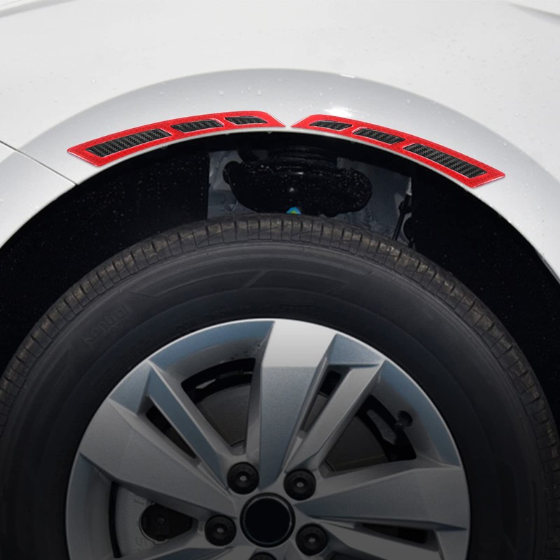 RUANTE Universal Car Reflective Stickers Super Reflective Bumper Wheel Eyebrow