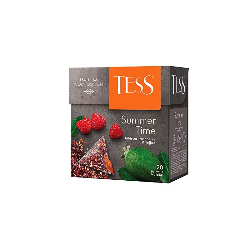 Tess Summer Time Fruit Tea Composition Hibiscus, Raspberry and Feijoa