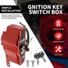 DUZFOREI Ignition Key Switch Box, Replacement for Honda GX340 GX390