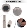 Wjelet 2 Pieces Hex Screwdriver Inserts, 6.35 to 4 mm