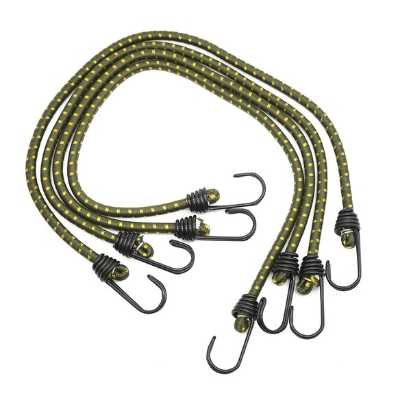 INTERTOYBO Stretch Cord, Bungee Cord, Elastic Cord, Cargo Fastening, Camping