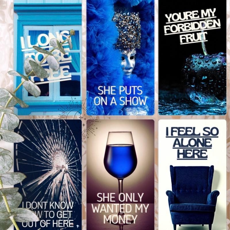 Karmic Blues Relationships Oracle Deck by Teresa Nicole