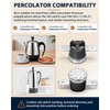 P04-303 Coffee Percolator Thermostat L194-27F 194°F, Copper