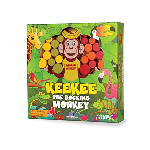Blue Orange KeeKee The Rocking Monkey