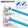 TAILONZ PNEUMATIC White Elbow Male Thread 4 mm Conduit OD