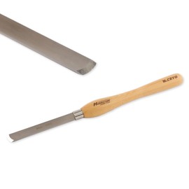 Hurricane Turning Tools, CryoCut Series, HTT-524, M2 Cryo 3/4" Radiused Rolled Edge Skew Chisel for Woodturning