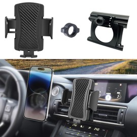 Car Phone Mount for Lexus is 2014-2020 Phone Holder , Fit for is300 / is350 / is250 / is200t Cellphone Cradle Auto Accessories Bracket Anti-Shake , 360 Degree Rotation , Compatible for All Cell Phones