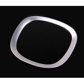 Kadeko Steering O Type Cover, Steering Wheel Frame, Dress Up, Silver, Compatible with VOLVO, XC60, S90, V90, XC90